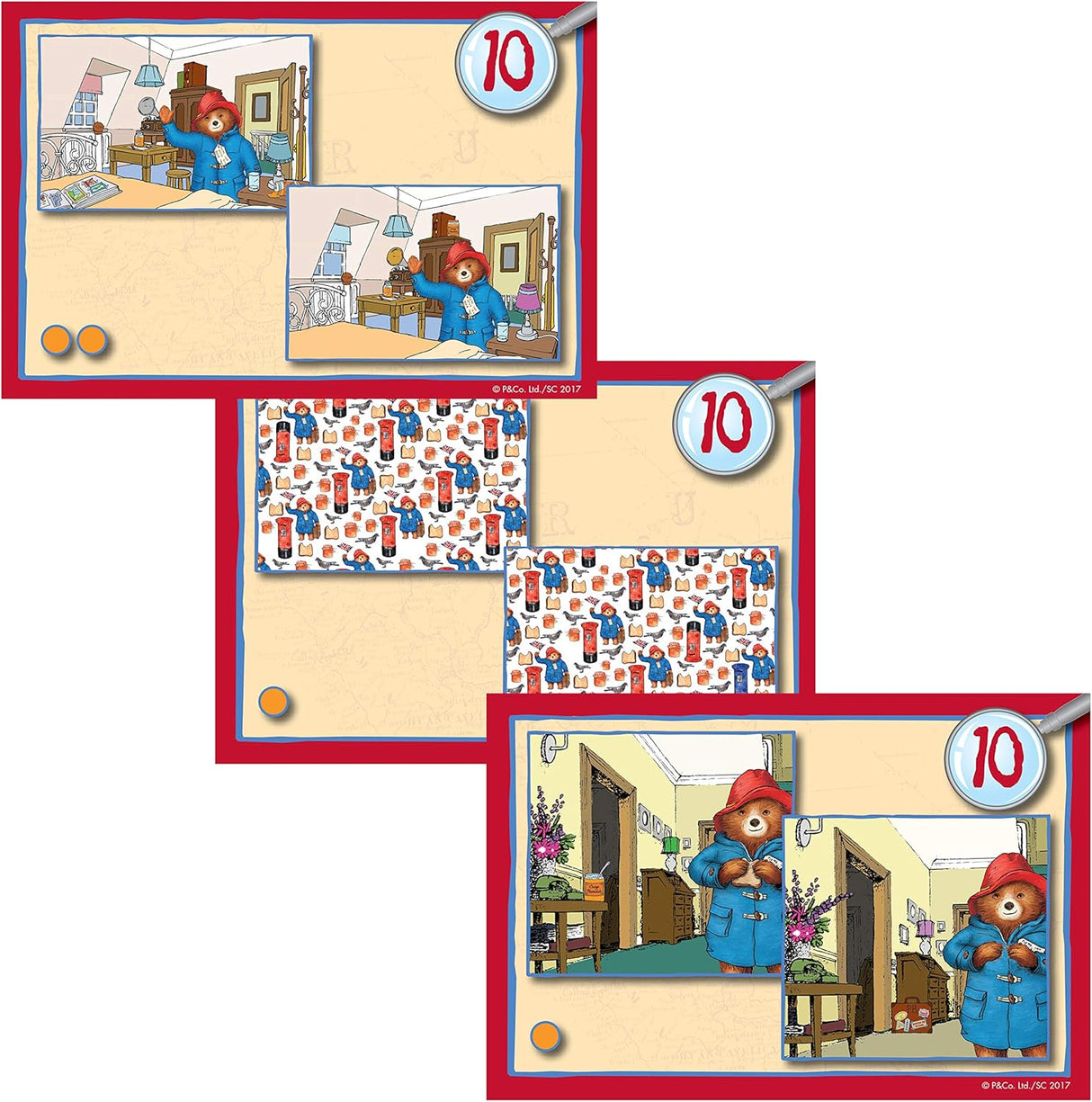 Paddington Bear Spot the Difference Game