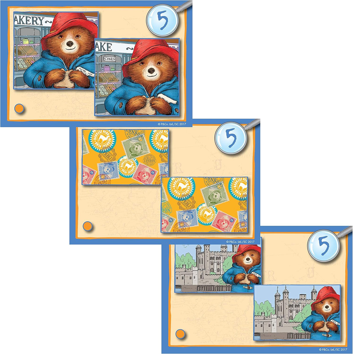 Paddington Bear Spot the Difference Game