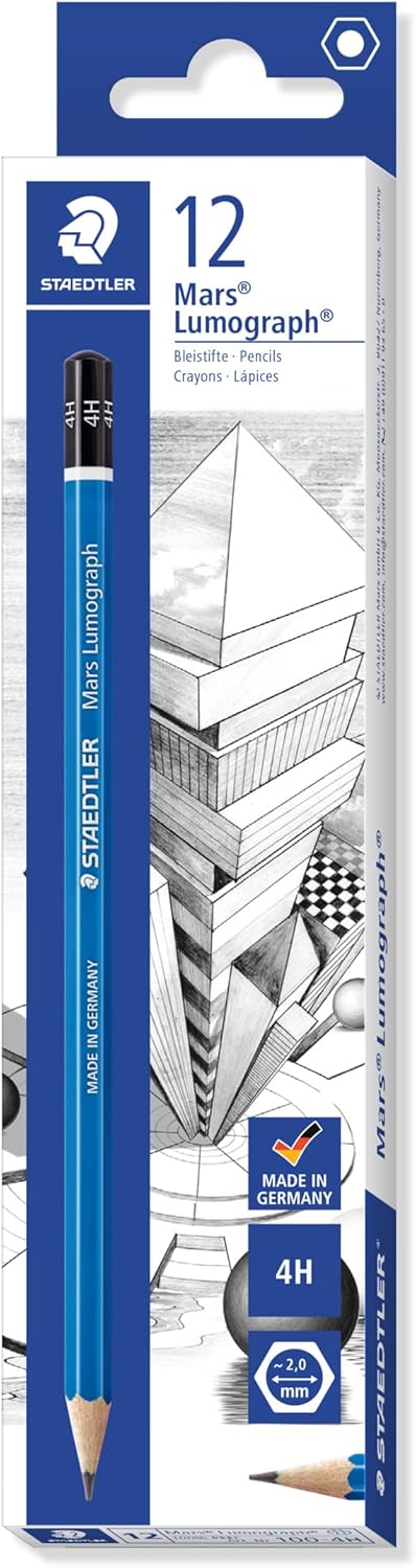 Staedtler Mars Lumograph Pencil 4H (12pk)