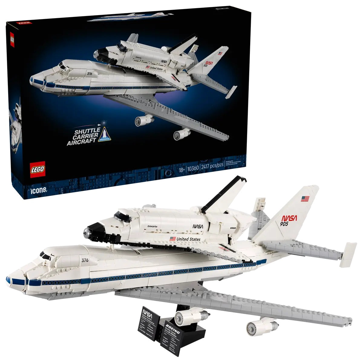 LEGO Icons Shuttle Carrier Aircraft