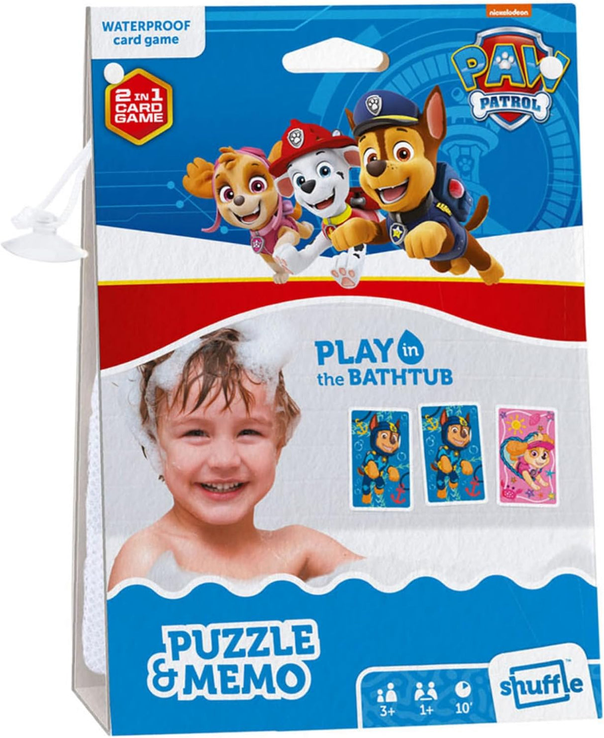 Cartamundi Aqua Game Paw Patrol - Play in the Bath Puzzle Game