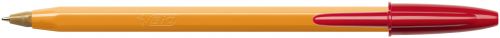 BIC Orange Ballpoint Pen 0.8mm Tip Red (20pk)