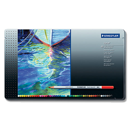 Staedtler Karat Aquarell Watercolour Pencils (Tin of 48)