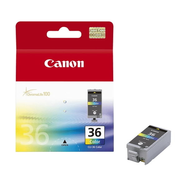 Canon CLI-36 Standard Capacity Colour Ink Cartridge 12ml Twin Pack