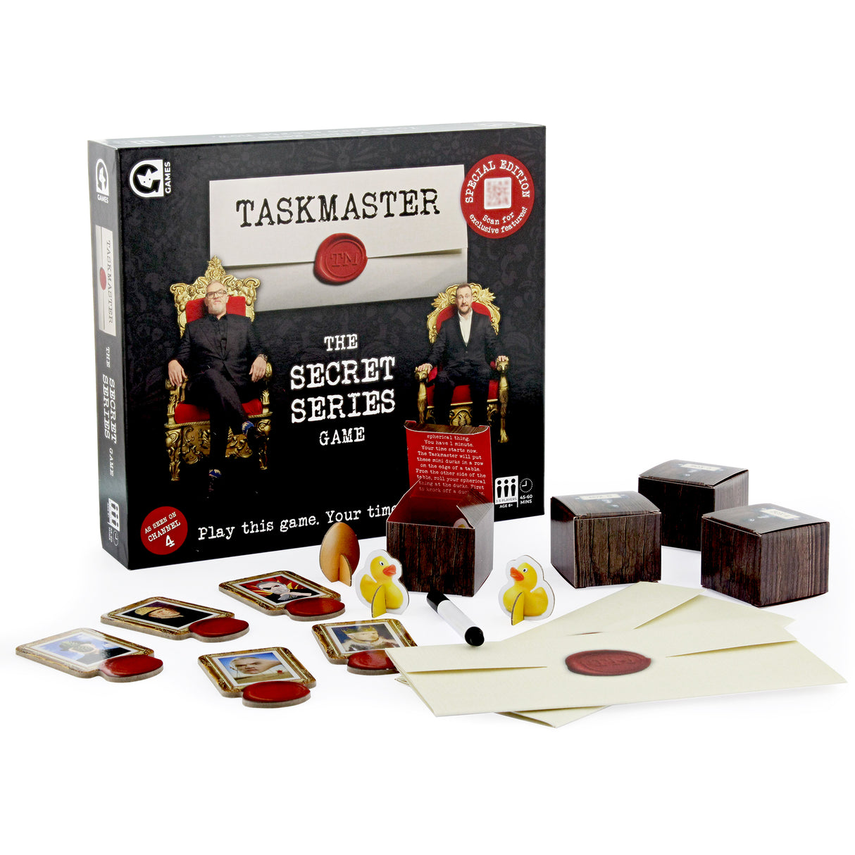 GingerFox Taskmaster The Secret Series Board Game