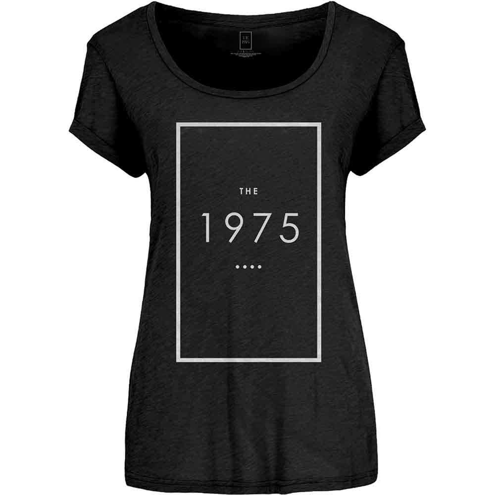 The 1975 Ladies T-Shirt Original Logo Black (L)