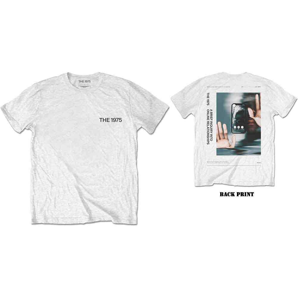 The 1975 Unisex T-Shirt ABIIOR Side Face Time (Back) White (M)