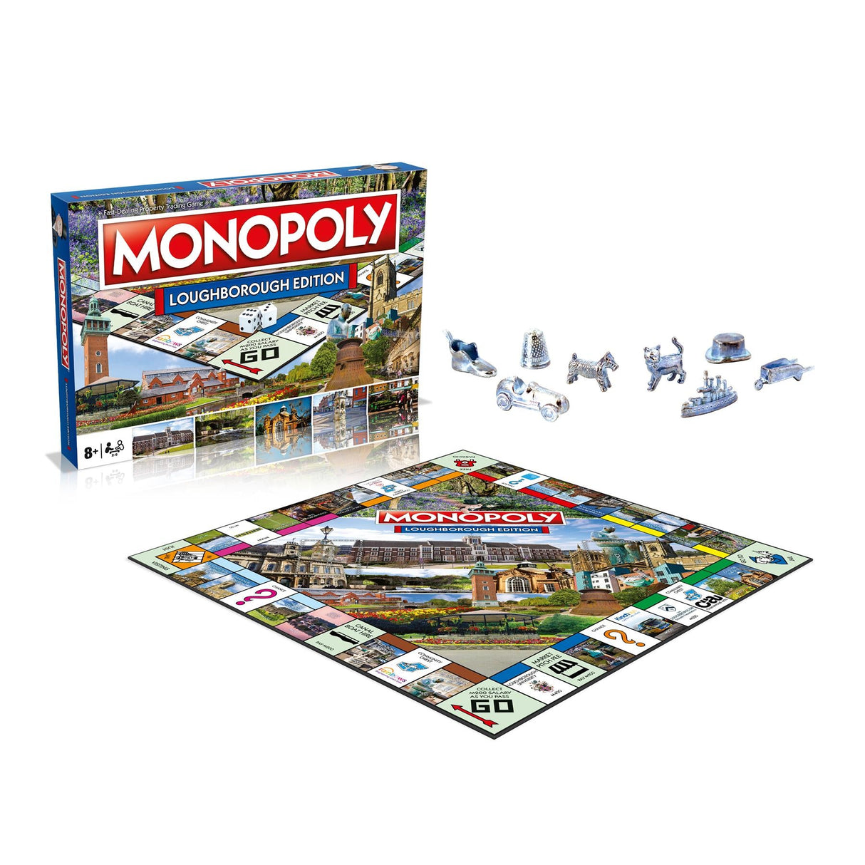 Winning Moves Monopoly Loughborough Board Game