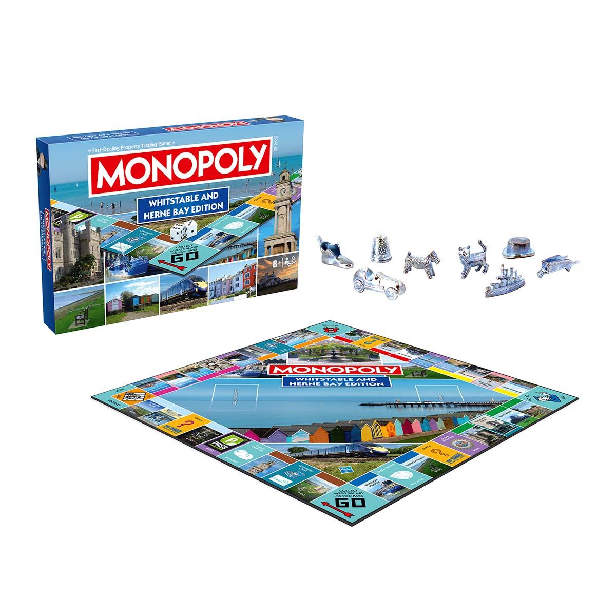 Winning Moves Monopoly Community: Whitstable & Herne Bay Board Game