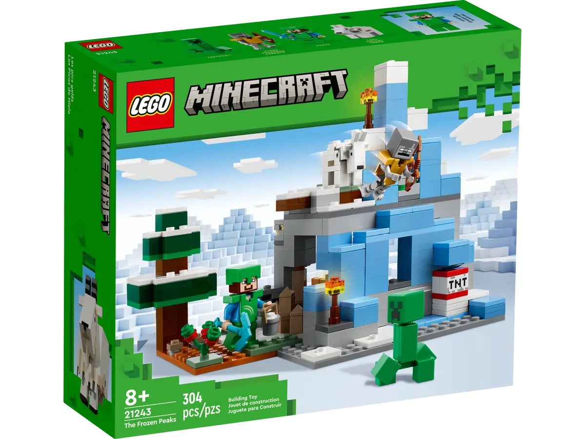 LEGO Minecraft The Frozen Peaks Cave Mountain