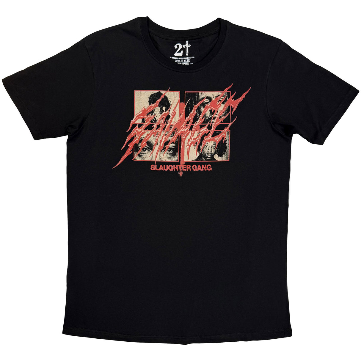 21 Savage Unisex T-Shirt Slaughter Gang Black (XXL)