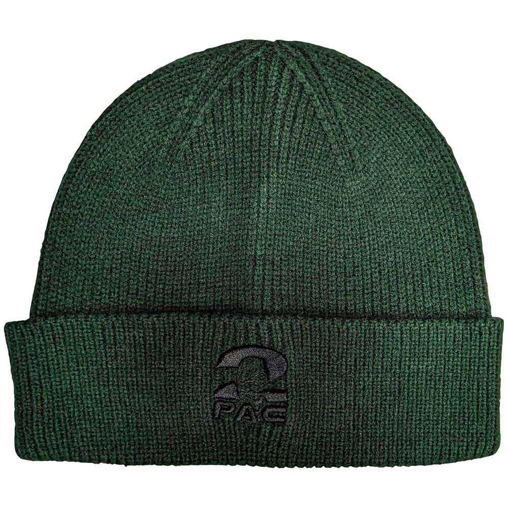 Tupac Unisex Beanie Hat Fist Logo (Roll Up) Green