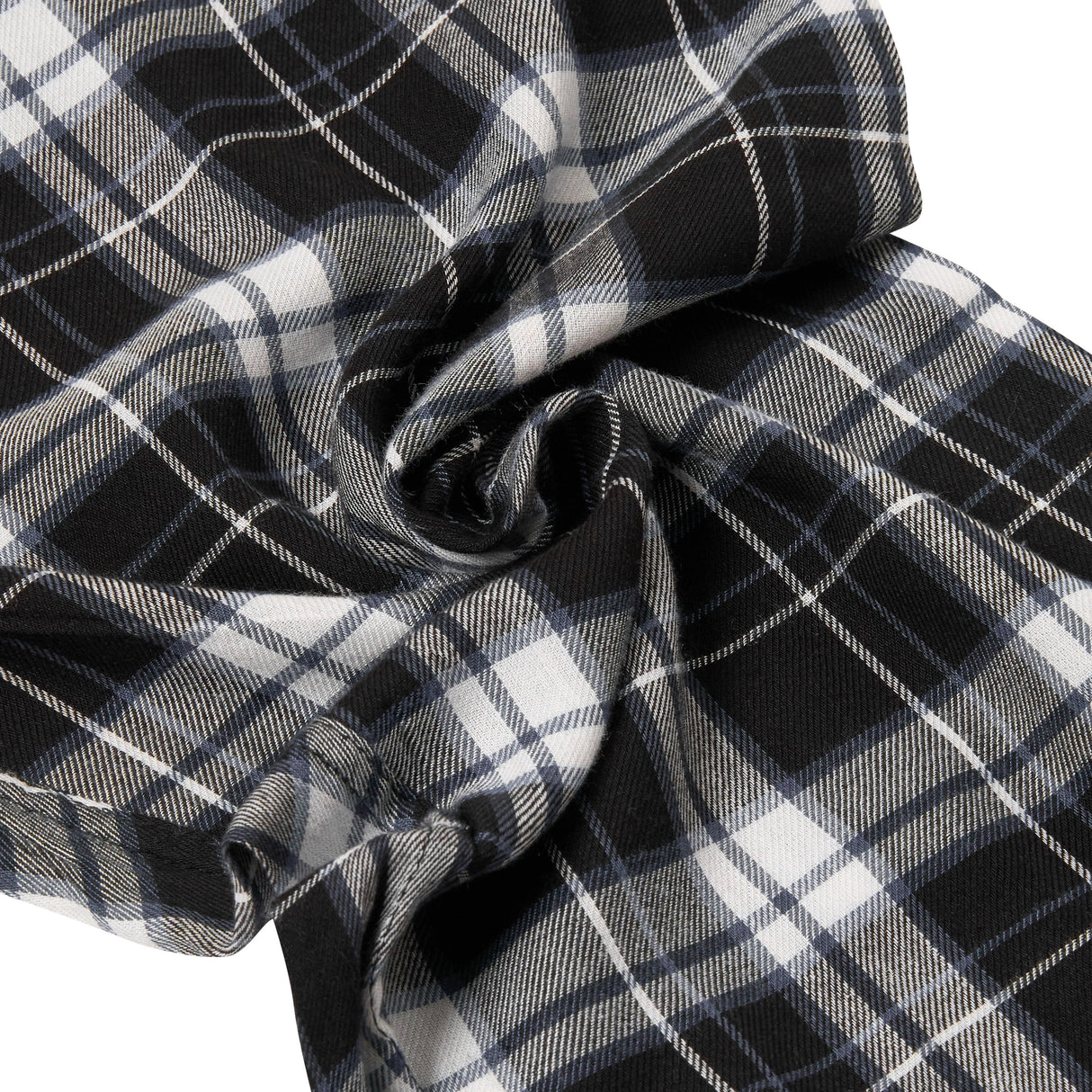 Lucky Brand Crew Neck & Closed Hem Flannel Pant Pyjama Set