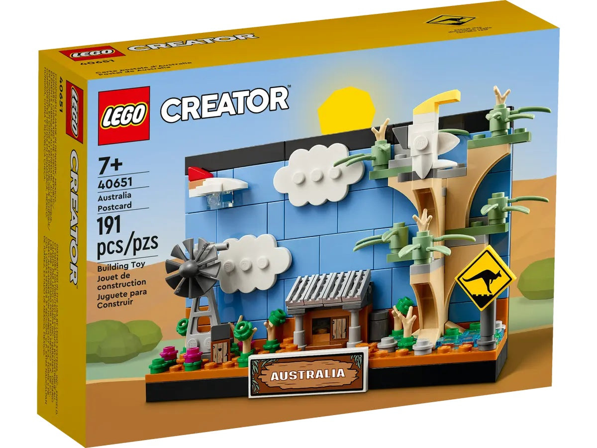 LEGO Creator Australia Postcard