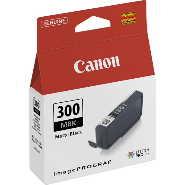Canon PFI-300MBK Matte Black Standard Capacity Ink Cartridge 14ml for imagePROGRAF Pro 300