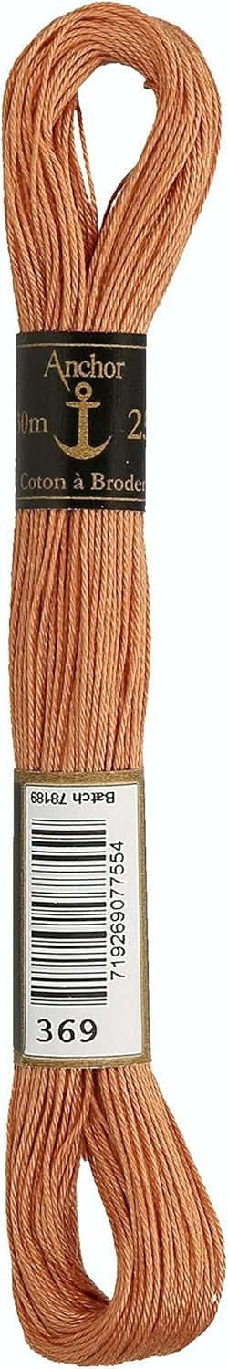 Anchor Coton à Broder 25 Embroidery Thread 30m Skein Brown (0369)