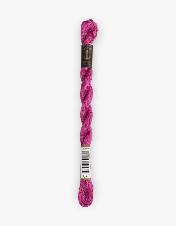 Anchor Pearl Cotton 5 Embroidery Thread 5g - Pink (0087)