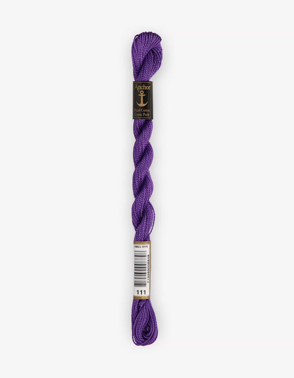 Anchor Pearl Cotton 5 Embroidery Thread 5g - Purple (0111)