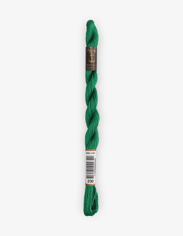 Anchor Pearl Cotton 5 Embroidery Thread 5g - Green (0230)