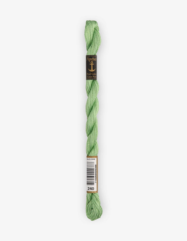 Anchor Pearl Cotton 5 Embroidery Thread 5g - Green (0240)
