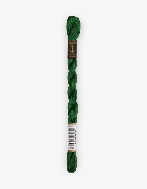 Anchor Pearl Cotton 5 Embroidery Thread 5g - Green (0246)