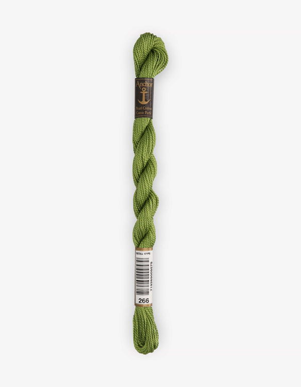 Anchor Pearl Cotton 5 Embroidery Thread 5g - Green (0266)
