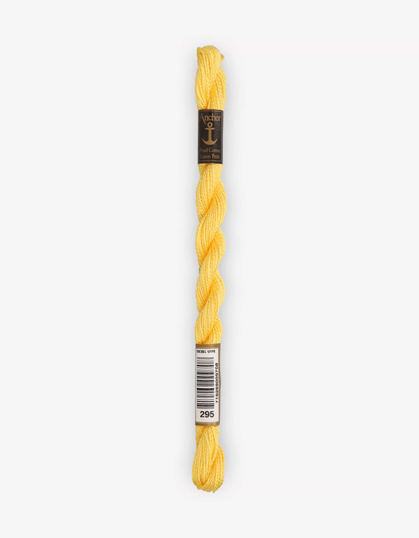 Anchor Pearl Cotton 5 Embroidery Thread 5g - Yellow (0295)