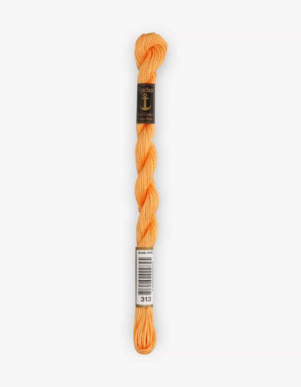 Anchor Pearl Cotton 5 Embroidery Thread 5g - Orange (0313)