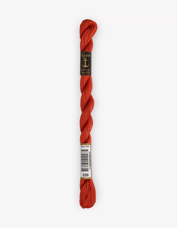 Anchor Pearl Cotton 5 Embroidery Thread 5g - Red (0339)