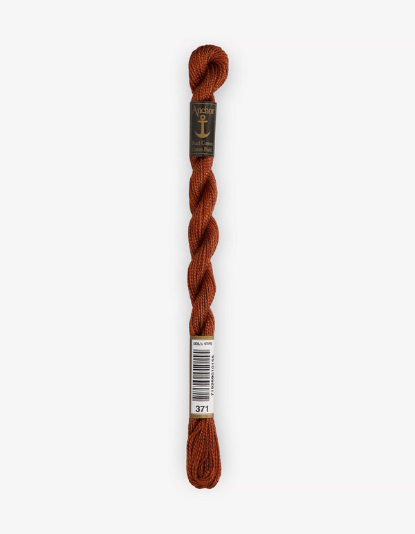 Anchor Pearl Cotton 5 Embroidery Thread 5g - Brown (0371)