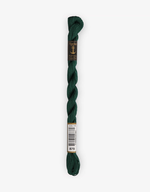 Anchor Pearl Cotton 5 Embroidery Thread 5g - Green (0879)
