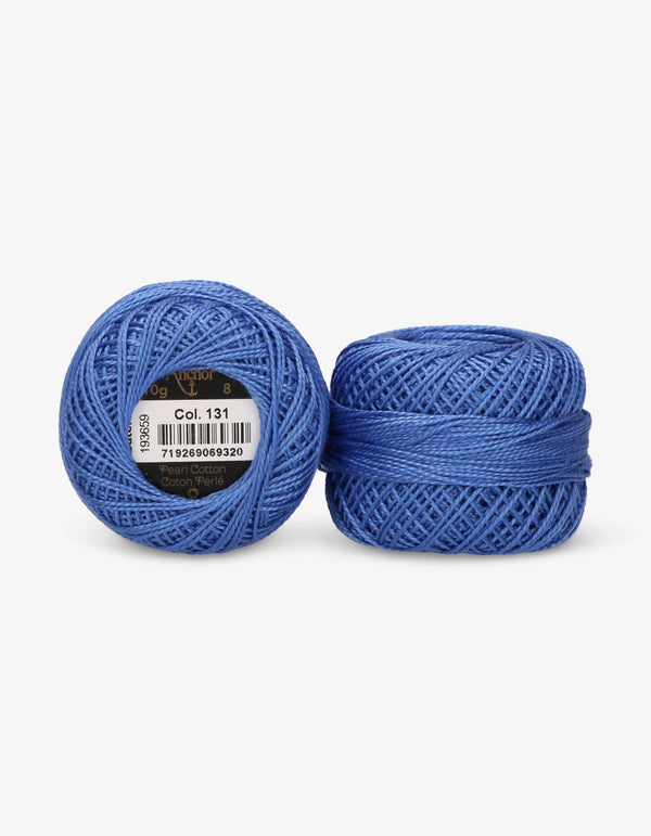 Anchor Pearl Cotton 8 Embroidery Thread 10g Ball - Blue (0131)