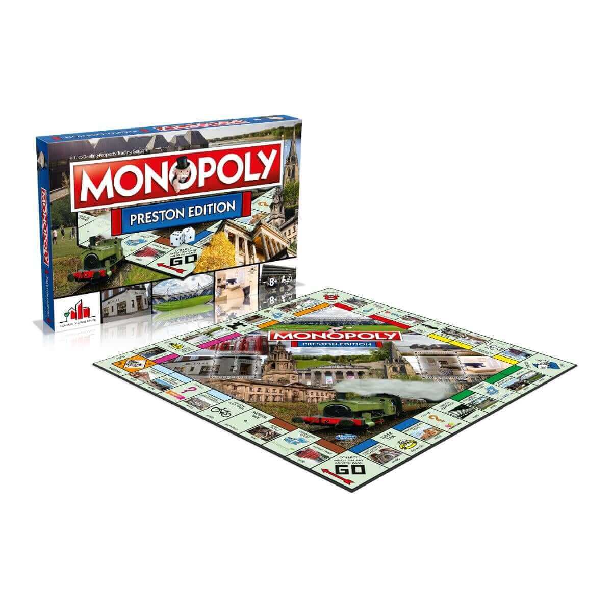 Winning Moves Monopoly Community: Preston Board Game