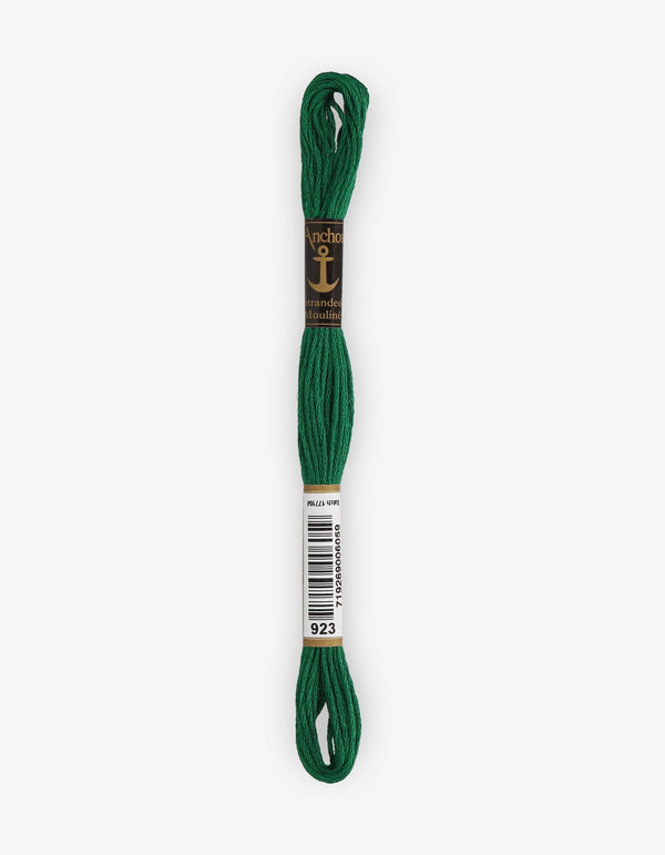 Anchor Mouline Stranded Cotton Embroidery Thread 8m - Green (0923)