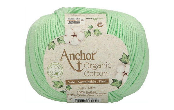 Anchor Organic Cotton Crochet/Knitting Yarn 50g Ball - Aqua Wave (0403)