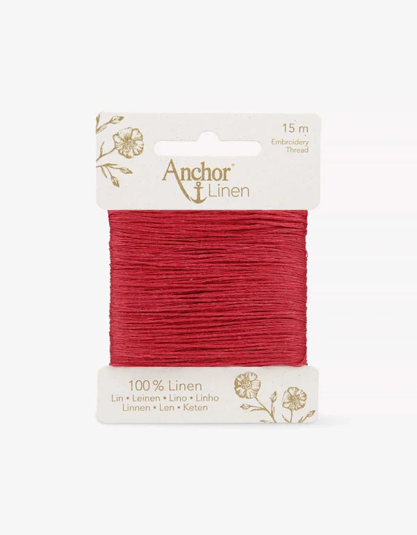 Anchor Linen Embroidery Thread 15m - Raspberry (0017)