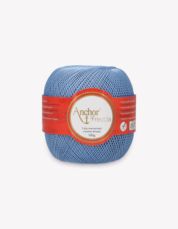 Anchor Freccia 12 Crochet Yarn 3ply 100g Ball - Ultramarine (0130)