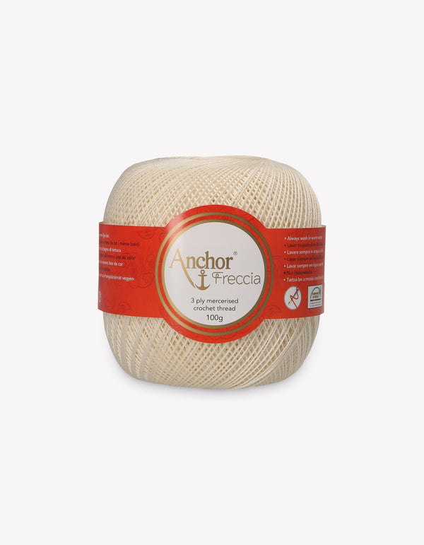 Anchor Freccia 12 Crochet Yarn 3ply 100g Ball - Beige (6650)