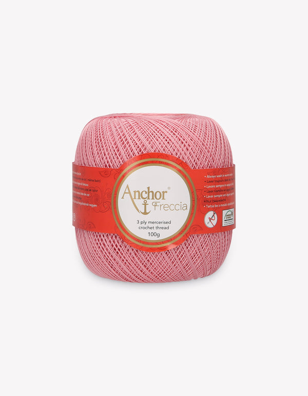 Anchor Freccia 16 Crochet Yarn 3ply 100g Ball - Pink (8316)