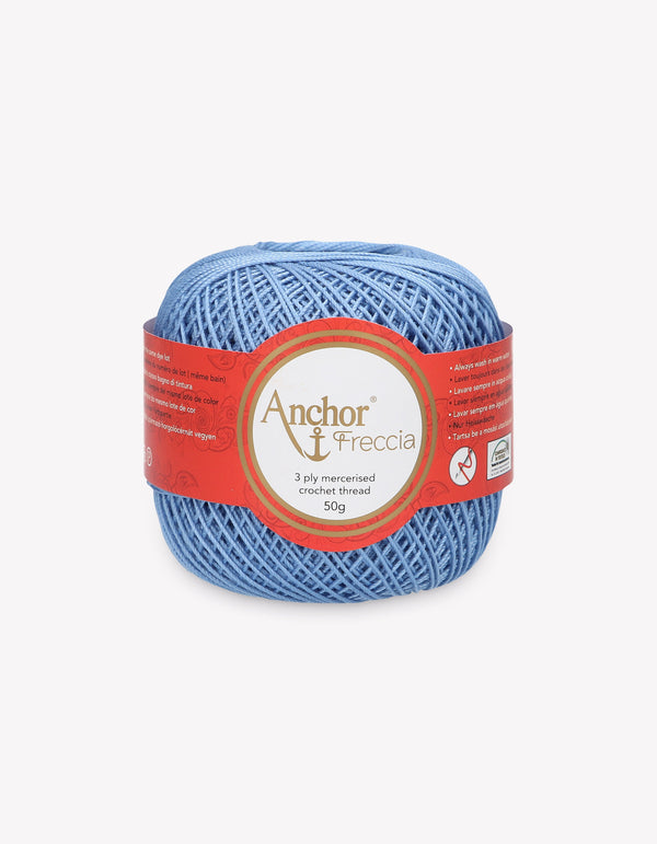 Anchor Freccia 6 Crochet Yarn 3ply 50g Ball - Ultramarine (0130)