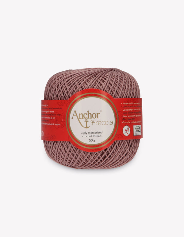 Anchor Freccia 6 Crochet Yarn 3ply 50g Ball - Brown (0653)