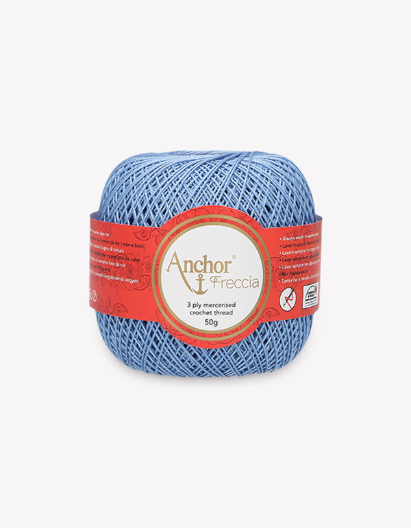 Anchor Freccia 12 Crochet Yarn 3ply 50g Ball - Ultramarine (0130)