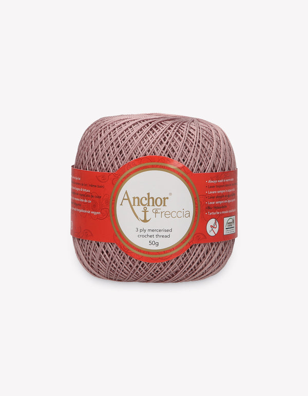 Anchor Freccia 12 Crochet Yarn 3ply 50g Ball - Brown (0653)