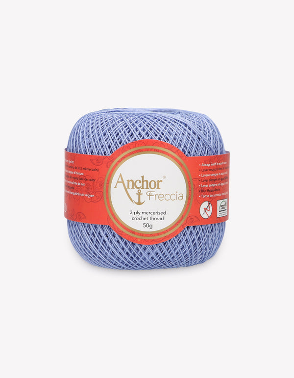 Anchor Freccia 16 Crochet Yarn 3ply 50g Ball - Light Ultramarine (0117)