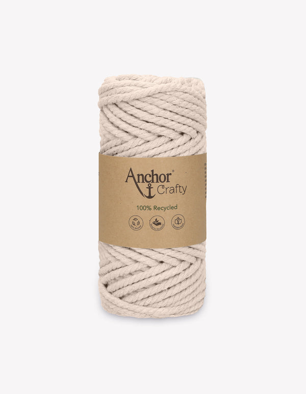 Anchor Crafty 5mm Yarn 250g - Pearl (0106)