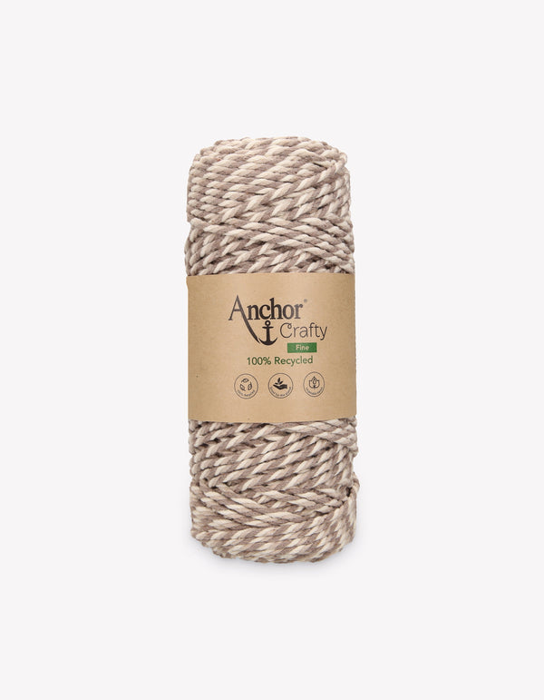 Anchor Crafty Fine 3mm Yarn 250g Multicoloured - Natural Mix (0202)