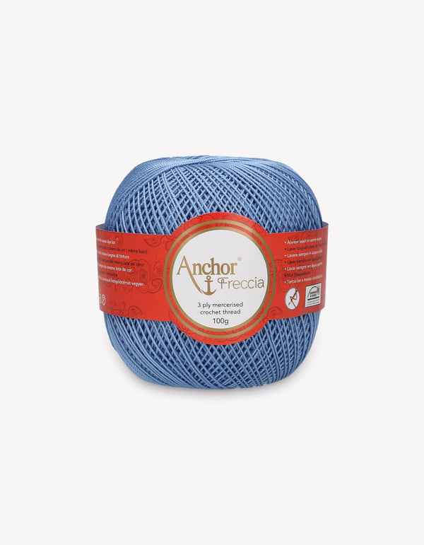 Anchor Freccia 6 Crochet Yarn 3ply 100g Ball - Ultramarine (0130)