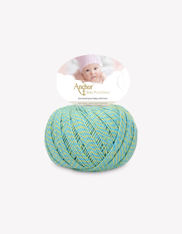 Anchor Baby Pure Cotton Crochet/Kinitting Yarn 50g - Spotty Lollypop (0506)