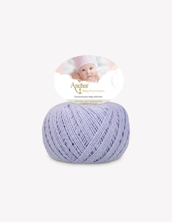 Anchor Baby Pure Cotton Crochet/Kinitting Yarn 50g - Creamy Lilac (0511)