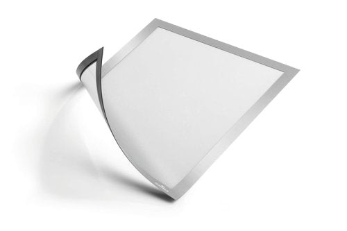 Durable DURAFRAME Magnetic Frame Sign & Document Holder A4 Silver (5pk)